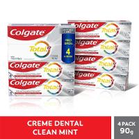 Kit Creme Dental Colgate Total 12 Clean Mint 90g Com 4 Unidades - 5