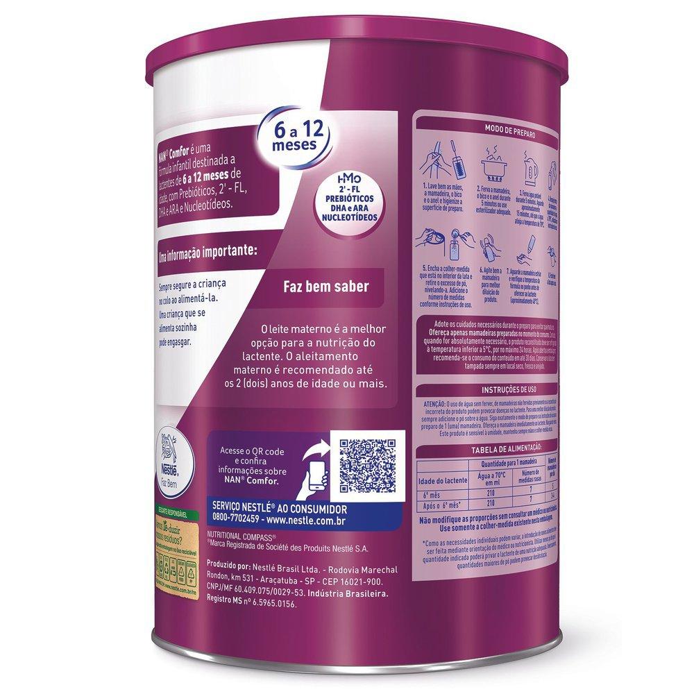 Fórmula Infantil Nan Comfor Hmo De 6 A 12 Meses 1,2kg - 4