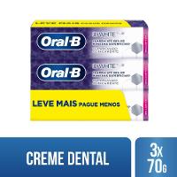 Kit Creme Dental Oral-b 3d White Brilliant Fresh Com 3 Unidades 70g - 1