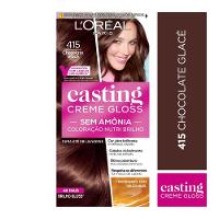 Tinta De Cabelo Casting Creme Gloss De L’oréal Paris 415 Chocolate Glacê 246g - 1