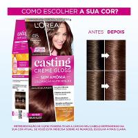 Tinta De Cabelo Casting Creme Gloss De L’oréal Paris 415 Chocolate Glacê 246g