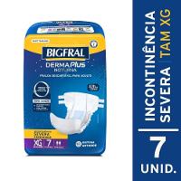 Fralda Adulto Bigfral Dermaplus Xg 7 Unidades - 1