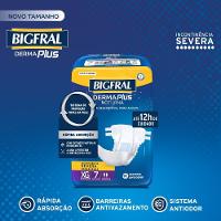 Fralda Adulto Bigfral Dermaplus Xg 7 Unidades - 4