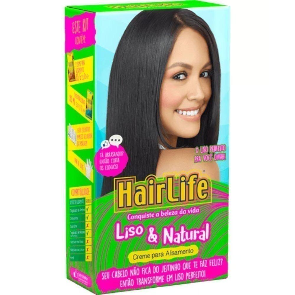 Creme Para Alisamento Hairlife Lisos/natural 180g - 1