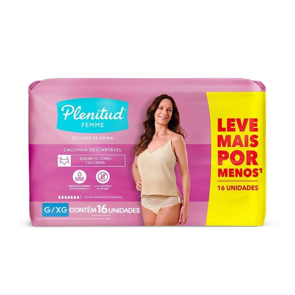 Roupa Íntima Feminina Plenitud Femme G/xg Leve 16 Pague Com 15 Unidades - 2