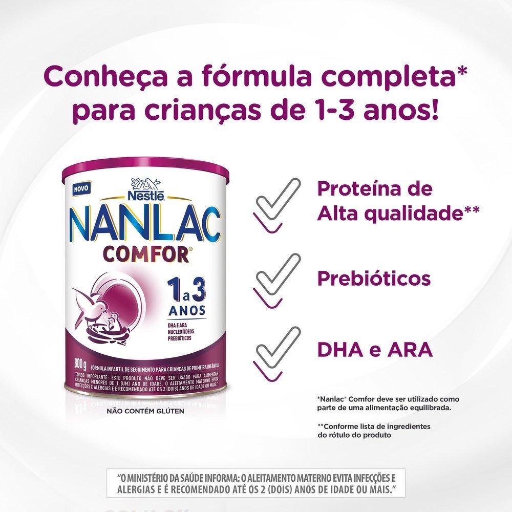 Fórmula Infantil Nestlé Nanlac Comfor 800g - 3