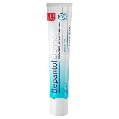 Creme Hidratante Facial Pele Normal A Seca Toque Seco Bepantol Derma Oil Free 30g