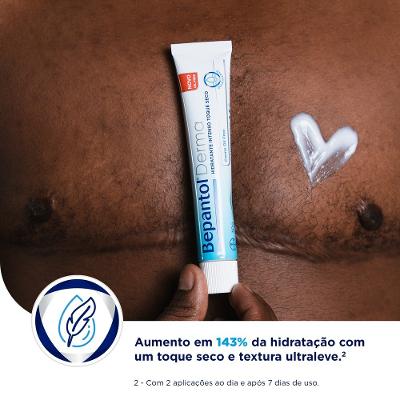 Creme Hidratante Toque Seco Oil Free Para Pele Normal A Seca Bepantol Derma 30g