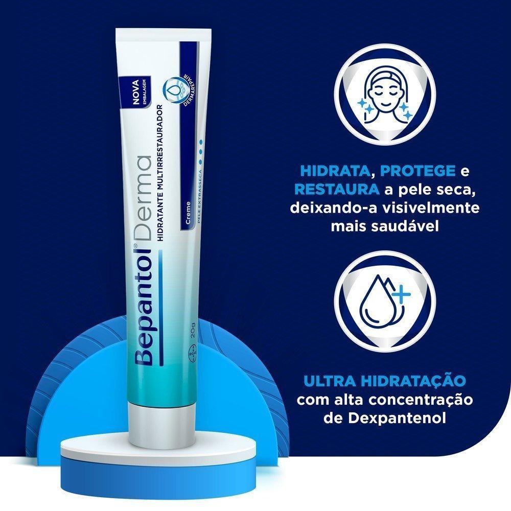 Creme Hidratante Multirrestaurador Para Pele Extrasseca Bepantol Derma 20g - 2