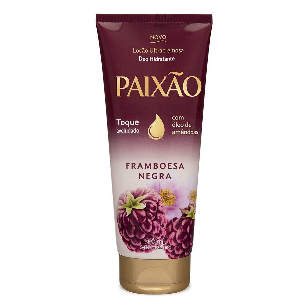 Loção Hidratante Paixão Framboesa Negra Com Hibisco Ultracremoso Ação Desodorante 200ml - 1