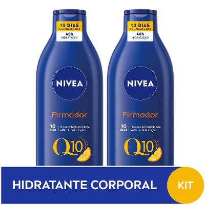 Kit Loção Hidratante Corporal Nivea Firmador Q10 + Vitamina C 400ml - 2 Unidades