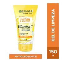 Gel De Limpeza Garnier Skinactive Uniform Matte Antibacteriano E Antioleosidade Vitamina C 150g - 1