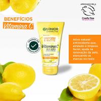 Gel De Limpeza Garnier Skinactive Uniform Matte Antibacteriano E Antioleosidade Vitamina C 150g - 2
