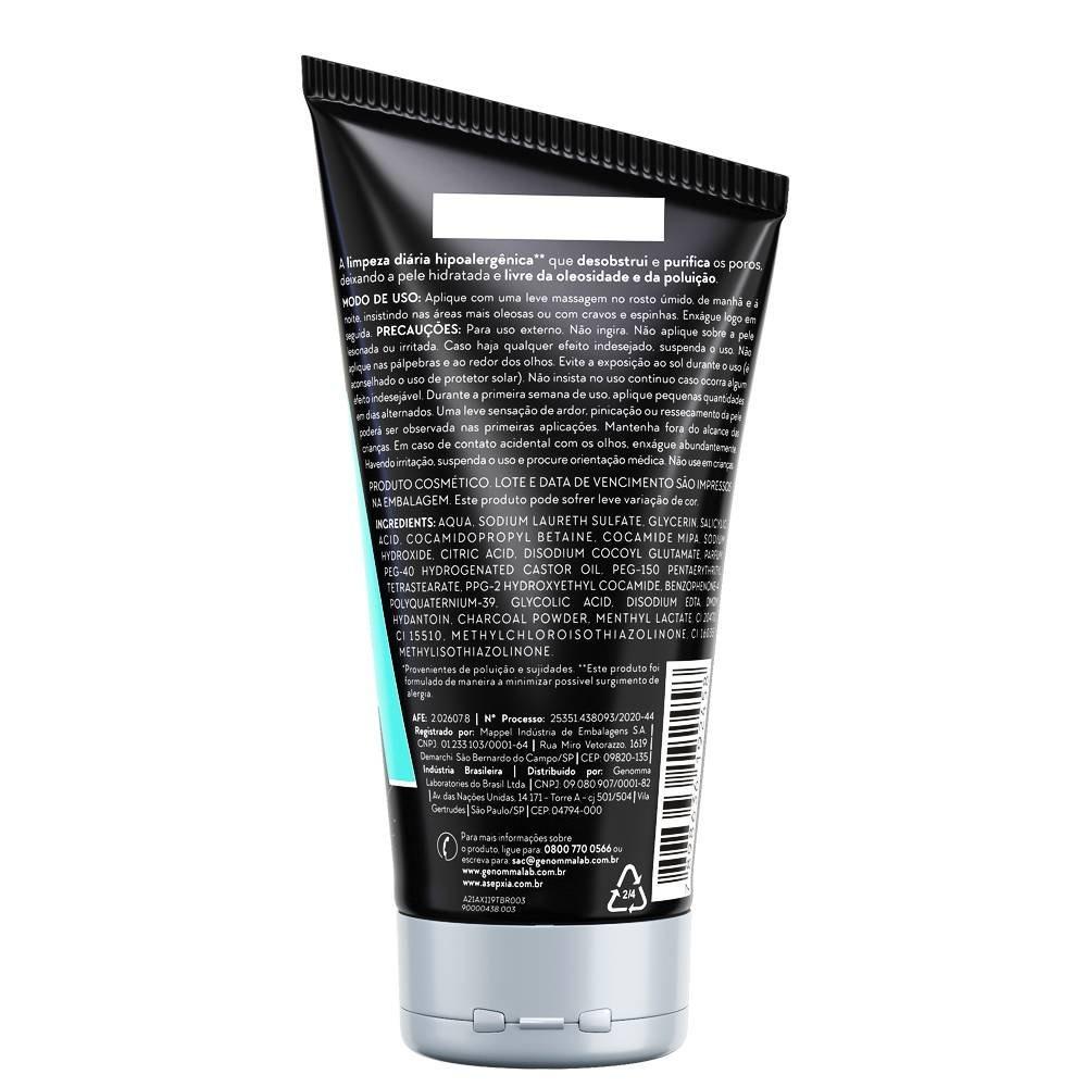 Sabonete Líquido Facial Asepxia Carvão Detox 150ml - 2