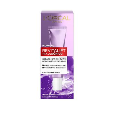 Creme Para Olhos Anti-idade Hidratante L’oréal Paris Revitalift Hialurônico 15g