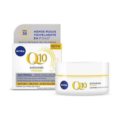 Creme Facial Nivea Q10 Power Dia Antissinais Fps30 50g