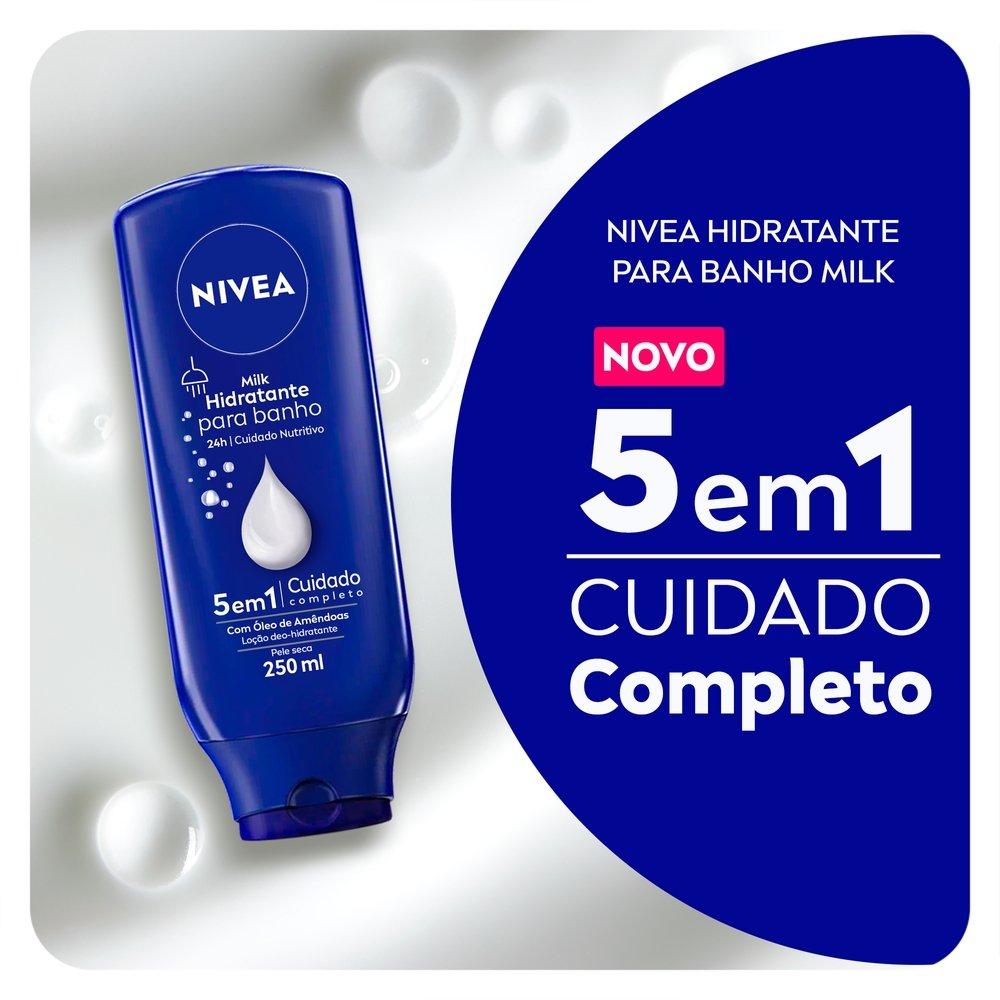 Hidratante Para Banho Nivea Milk 250ml - 2
