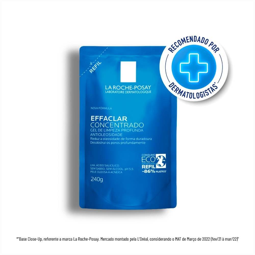 Gel De Limpeza Facial La Roche-posay Effaclar Concentrado Para Pele Oleosa Refil 240g - 1