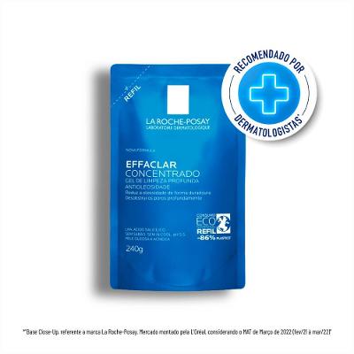 Gel De Limpeza Facial La Roche-posay Effaclar Concentrado Para Pele Oleosa Refil 240g