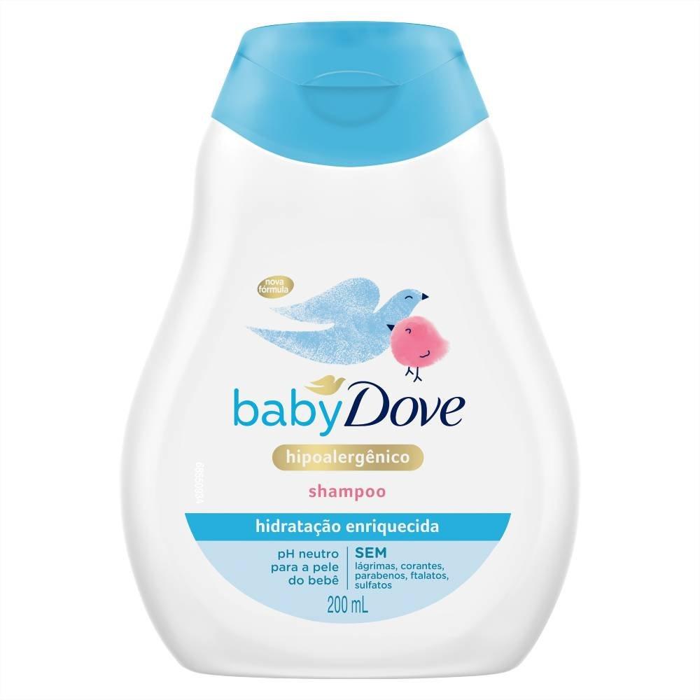 Shampoo Baby Dove Hidratação Enriquecida 200 Ml - 1