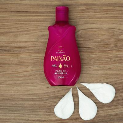 Loção Hidratante Paixão Flor De Baunilha 200ml