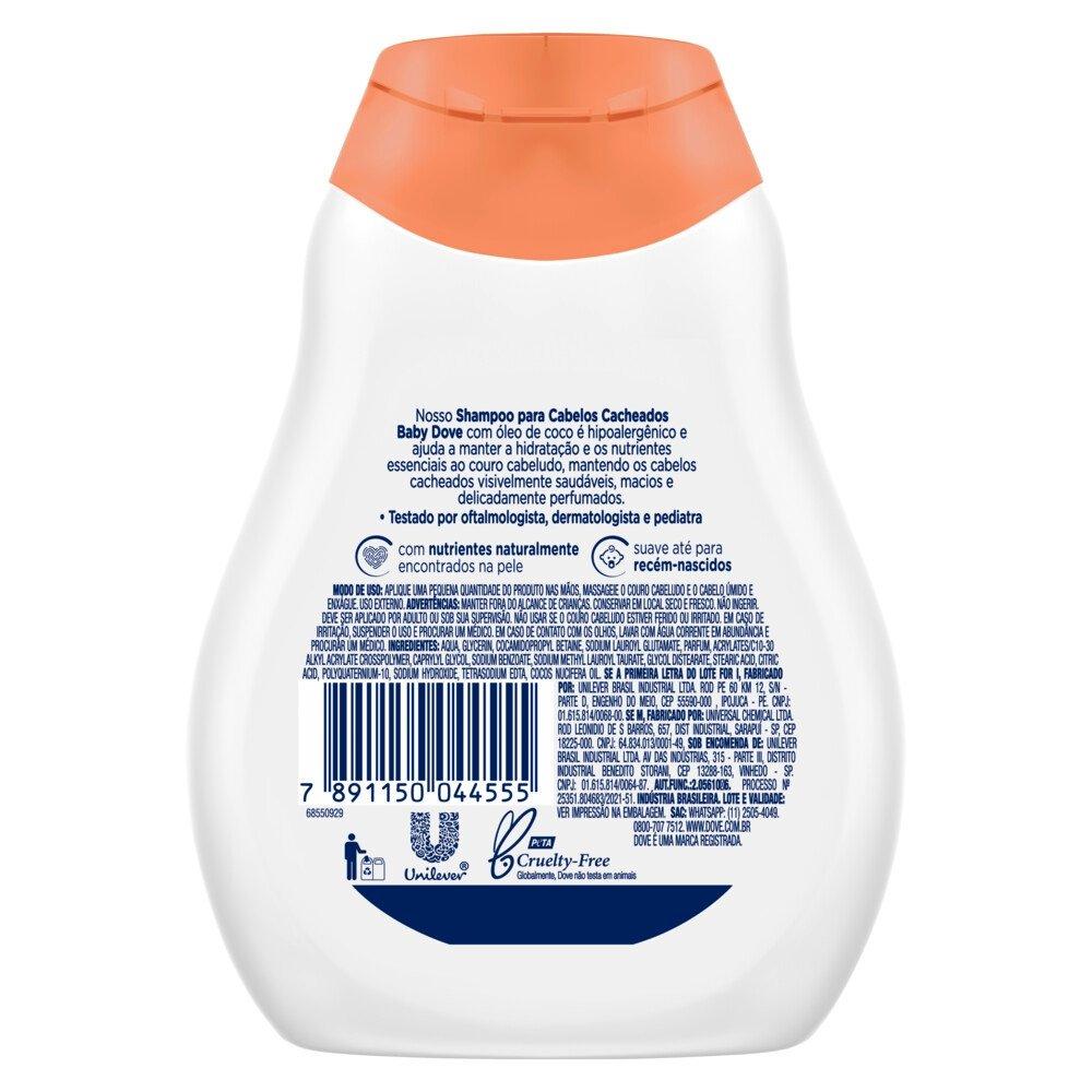 Shampoo Baby Dove Hidratação Enriquecida Cabelos Cacheados 200 Ml - 3