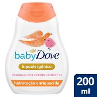 Shampoo Baby Dove Hidratação Enriquecida Cabelos Cacheados 200 Ml - 1
