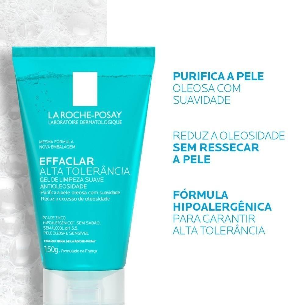 Gel De Limpeza Facial La Roche Posay Effaclar Alta Tolerância 150g - 3