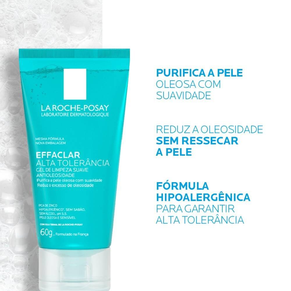 Gel De Limpeza Facial La Roche Posay Effaclar Alta Tolerância 60g - 3