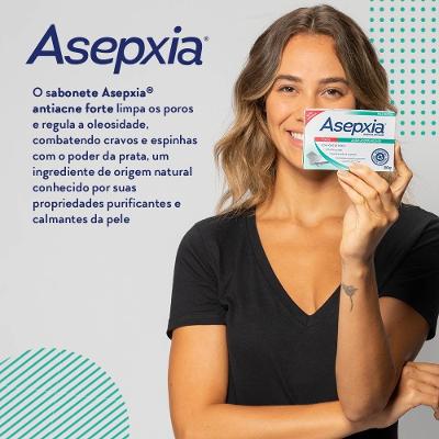 Sabonete Barra Asepxia Ação Adstringente Pele Oleosa 80g