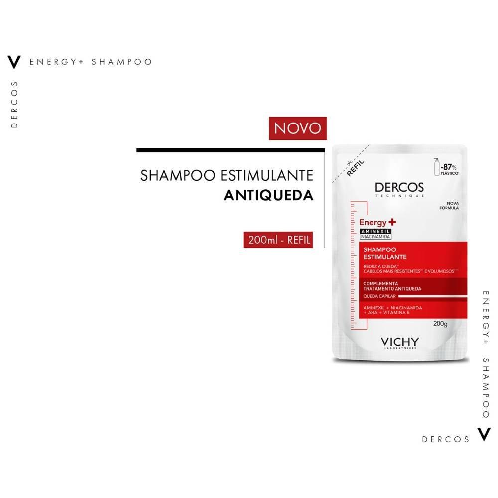 Shampoo Antiqueda Vichy Dercos Energy+ Estimulante Energizante Refil 200g - 2