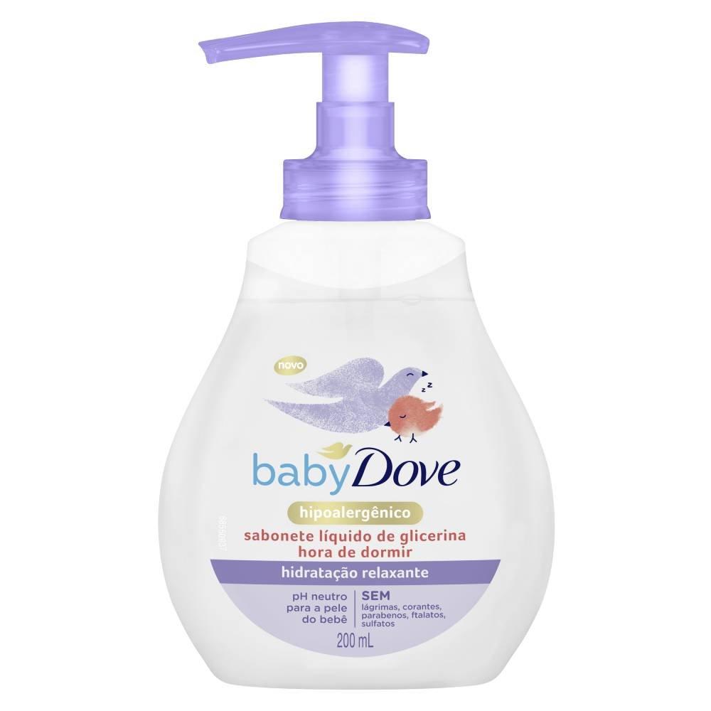 Sabonete Líquido De Glicerina Hidratação Relaxante Dove Baby Hora De Dormir Frasco 200ml - 1