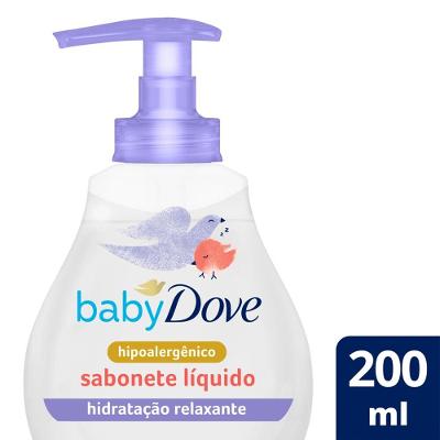 Sabonete Líquido De Glicerina Hidratação Relaxante Dove Baby Hora De Dormir Frasco 200ml
