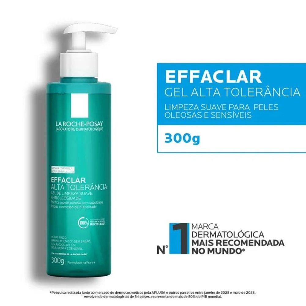 Gel De Limpeza Facial La Roche-posay Effaclar Alta Tolerância Para Pele Oleosa 300g  - 3