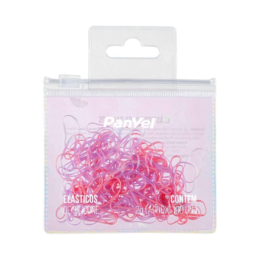 Elastico De Silicone Panvel Acessorios Coleção Prisma Com 100 Unidades - 1