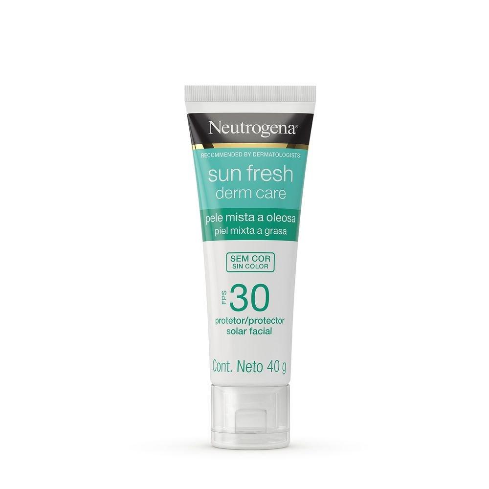 Protetor Solar Facial Neutrogena Sun Fresh Derm Care Sem Cor Fps 30 40g - 1