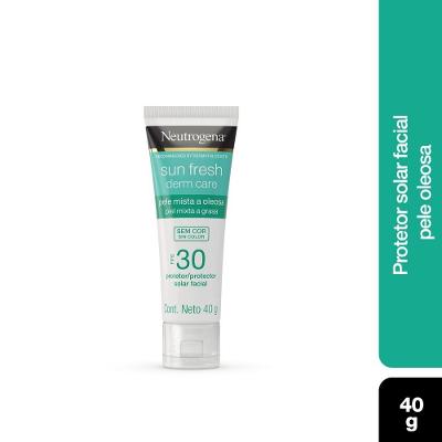 Protetor Solar Facial Neutrogena Sun Fresh Derm Care Sem Cor Fps 30 40g