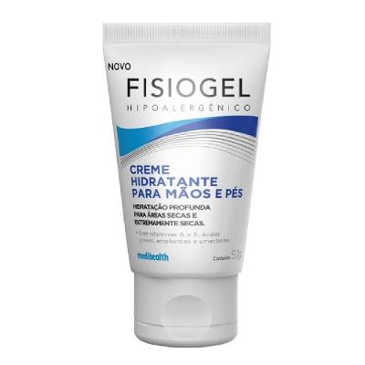 Creme Hidratante Para Mãos E Pés Fisiogel Hipoalergênico A + E 50g