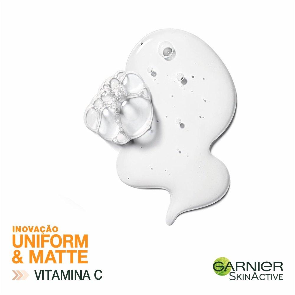 Gel De Limpeza Facial Garnier Uniform & Matte Vitamina C Antioleosidade 120g - 3