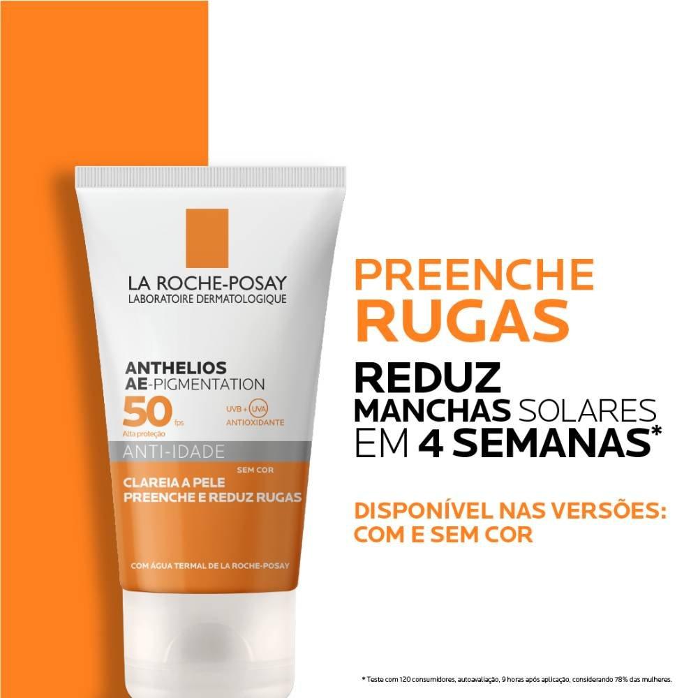 Protetor Solar Facial La Roche-posay Anthelios Ae-pigmentation Anti Idade Sem Cor Fps50 40g - 3
