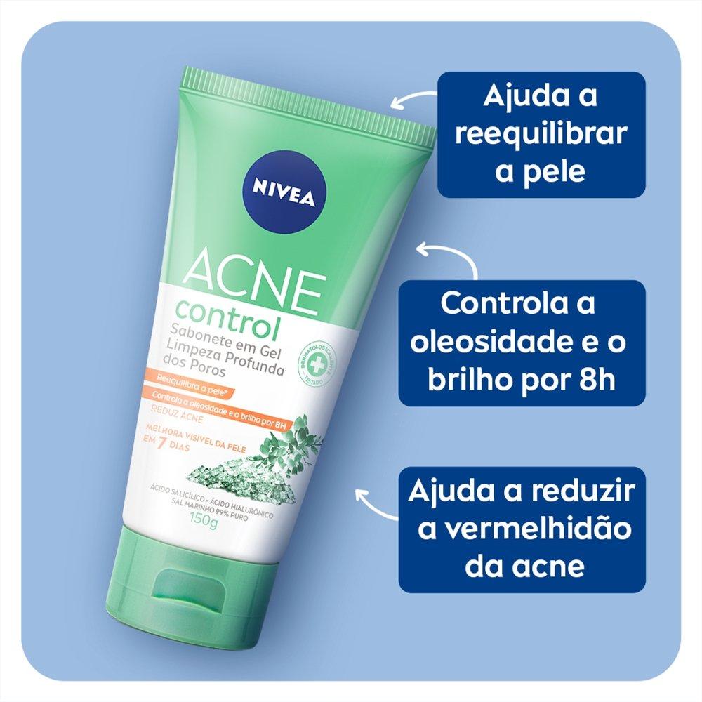 Sabonete Facial Em Gel Nivea Acne Control 150g - 3