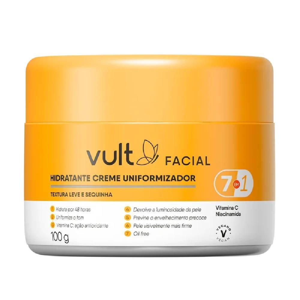 Hidratante Creme Facial Vult Uniformizador 100g - 1