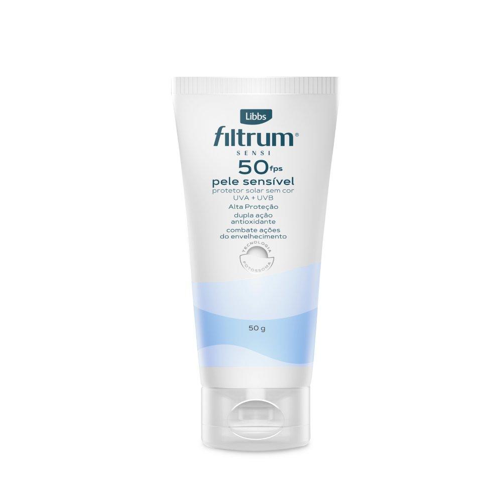 Protetor Solar Facial Pele Sensível Fps50 Libbs Filtrum Sensi 50g - 2