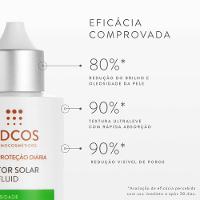 Protetor Solar Facial Adcos Aqua Fluid Antioleosidade Fps 50 Peach 40ml - 6