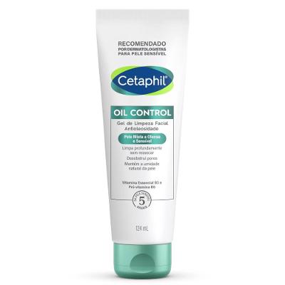 Gel De Limpeza Facial Antioleosidade Cetaphil Oil Control Para Pele Mista A Oleosa E Sensível 124ml