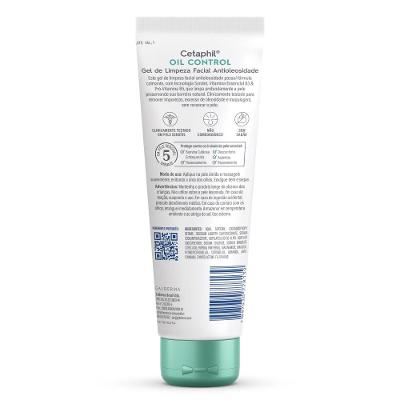 Gel De Limpeza Facial Antioleosidade Cetaphil Oil Control Para Pele Mista A Oleosa E Sensível 124ml