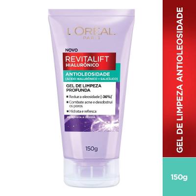 Gel De Limpeza Antioleosidade L’oréal Paris Revitalift Hialurônico 150g