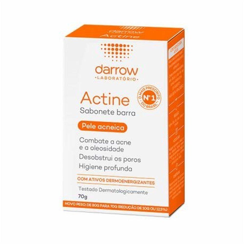 Sabonete Em Barra Actine Pele Acneica 70g - 1