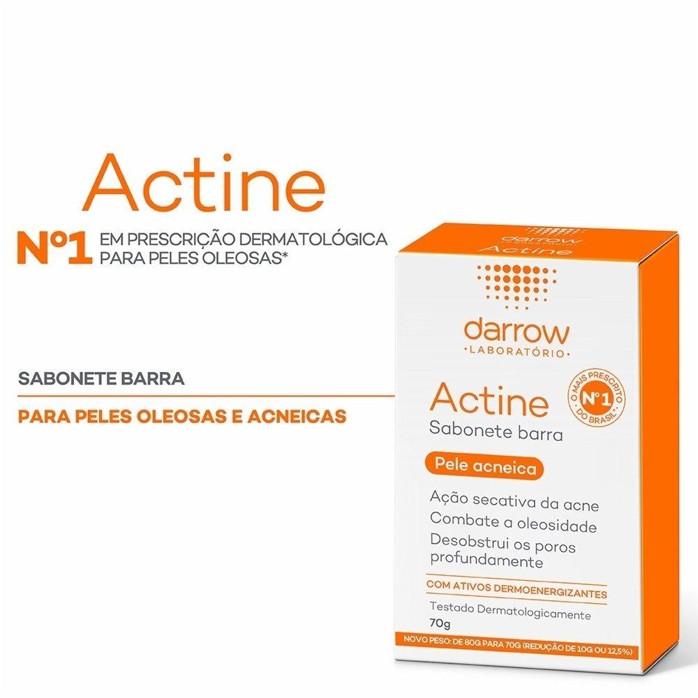 Sabonete Em Barra Actine Pele Acneica 70g - 2