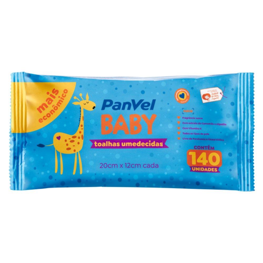 Lenços Umedecidos Panvel Baby 140 Unidades - 1